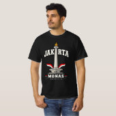 Jakarta Monas Indonesië T-shirt (Voorkant volledig)