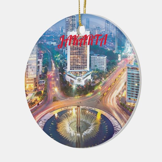 Jakarta Panorama keramiek Keramisch Ornament (Links)