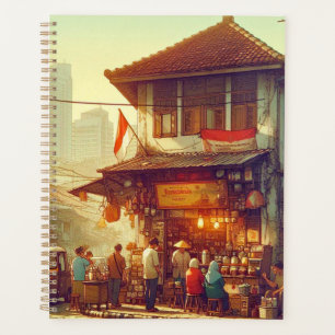 Jakarta Straat Koffie Shop  Planner