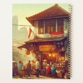Jakarta Straat Koffie Shop Planner (Achterkant)