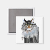 Jake de maine coon magneet (Voorkant / Achterkant)