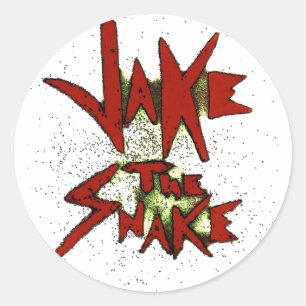 Jake de Snake Ronde Sticker