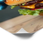Jake Dragon's Burger Poster (Hoek)