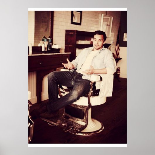 Jake Johnson Actor Poster (Voorkant)