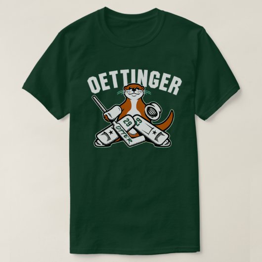 Jake Oettinger Otter TShirt 8 (Design voorkant)
