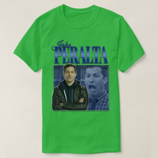 Jake Peralta Brooklyn NineNine 90s Geïnspireerd Vi T-shirt (Design voorkant)