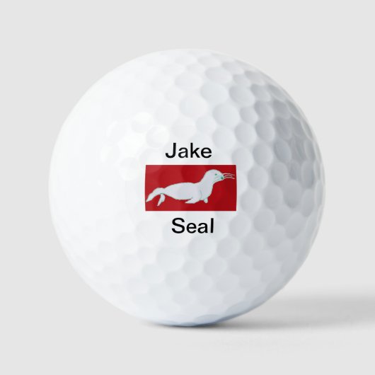 Jake Seal Golfballen (Voorkant)