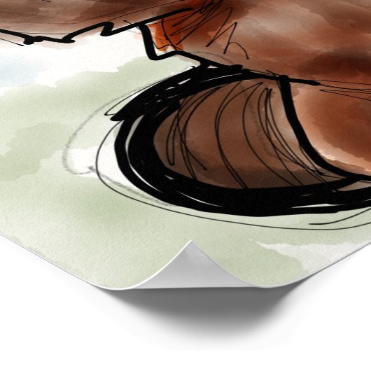 Jake Sketch Poster (Hoek)