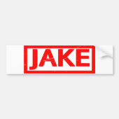 Jake Stamp Bumpersticker (Voorkant)