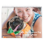 Jake the Adventure Pug 2016 Calendar Kalender (Hoes)