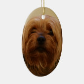 Jake The Yorkie Terrier Keramisch Ornament (Rechts)