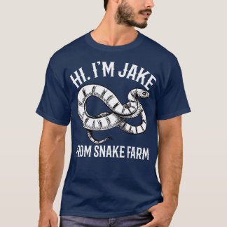 Jake van Snake Boerderij Rattlesnake Pit Funny Sna T-shirt