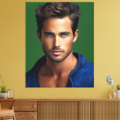 Jake - VIP VAN Valentijns Canvas Afdruk (Insitu (Woonkamer))