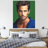 Jake - VIP VAN Valentijns Canvas Afdruk (Insitu (Slaapkamer))