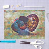 Jake Wild Turkije Monet Stijl Tekening Decoupage Tissuepapier (Craft)