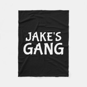 Jake's bende voornaam jake vrijgezellenfeest bruil fleece deken