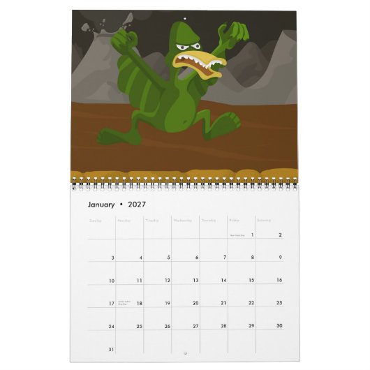 JakeWozniak.com 2013 Agenda Kalender (Jan 2027)