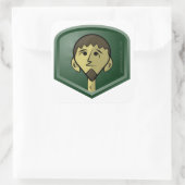 JakeWozniak.com Vierkante Sticker (Tas)