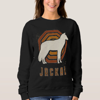 Jakhals Vintage Retro Klassiek Dierenliefde Trui