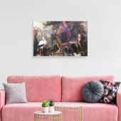  Jakob Bogdani Birds and Deer in Landsca Canvas Afdruk (Insitu (Woonkamer))