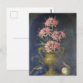 Jakob Bogdani Een bloesvaas Briefkaart (Voorkant / Achterkant)