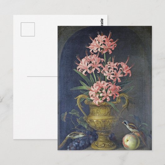 Jakob Bogdani Een bloesvaas Briefkaart (Voorkant / Achterkant)