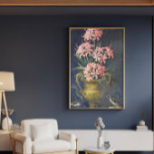 Jakob Bogdani Een bloesvaas Canvas Afdruk