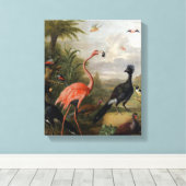  Jakob Bogdani Vogels in een landschap Canvas Afdruk (Insitu (Houten vloer))