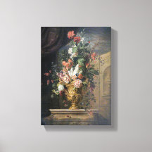 Jakob Bogdany Flowers in een geculpte Vase