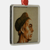 Jakob Fugger Metalen Ornament (Rechts)