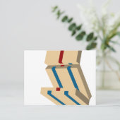 jakobladder briefkaart (Staand voorkant)