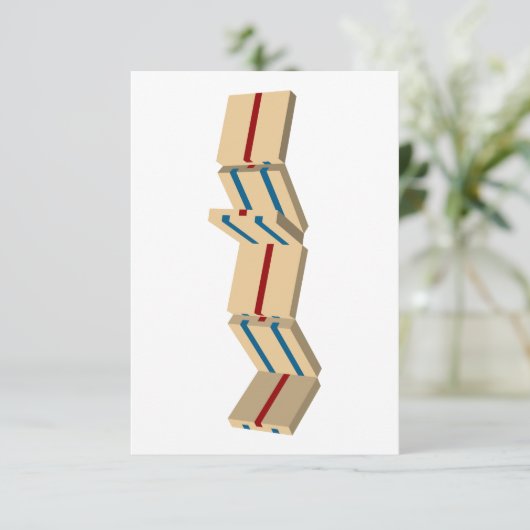 jakobladder kaart (Staand voorkant)