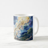 Jakobs Ladder. Religieuze Geschenken Koffiemok (Voorkant rechts)