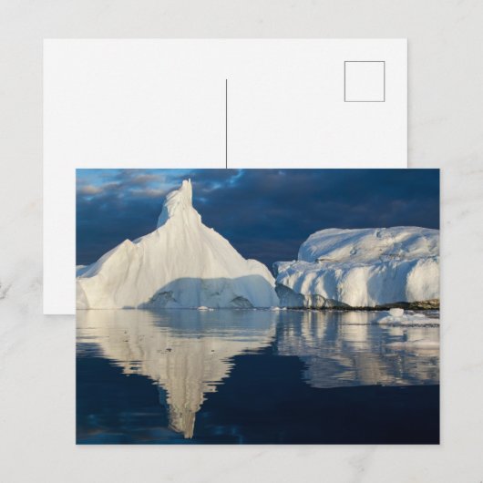 Jakobshavn Glacier Disko Bay Ilulissat, Groenland Briefkaart (Voorkant / Achterkant)