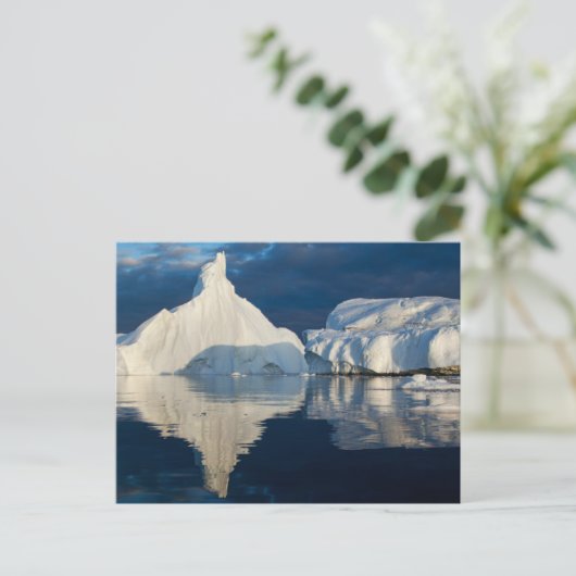 Jakobshavn Glacier Disko Bay Ilulissat, Groenland Briefkaart (Staand voorkant)