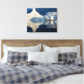 Jakobshavn Glacier Disko Bay Ilulissat, Groenland Canvas Afdruk (Insitu (Slaapkamer))