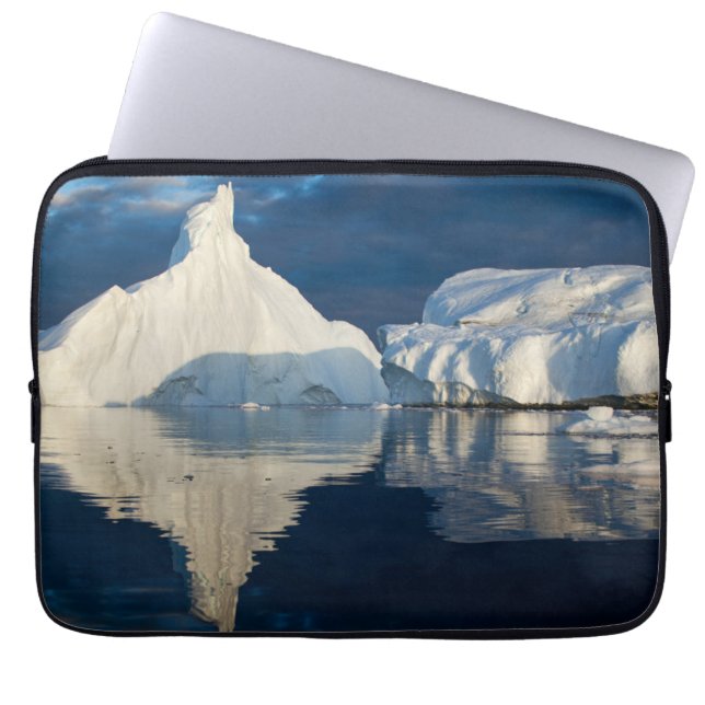 Jakobshavn Glacier Disko Bay Ilulissat, Groenland Laptop Sleeve (Voorkant)