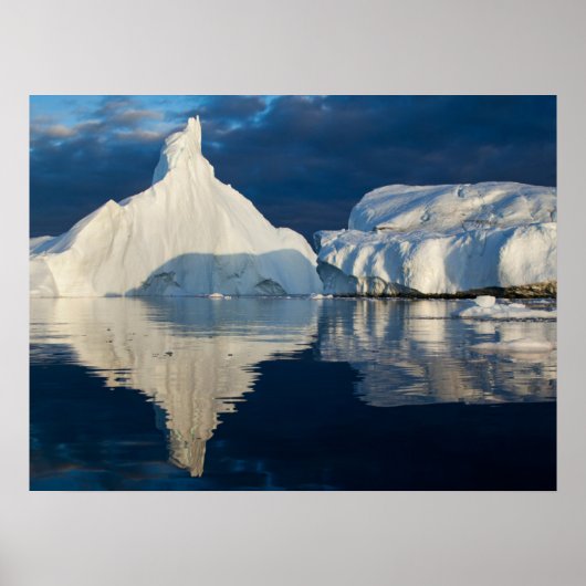 Jakobshavn Glacier Disko Bay Ilulissat, Groenland Poster (Voorkant)