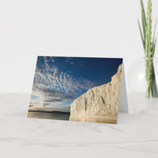 Jakobshavn Glacier in Disko Bay Kaart (Voorkant)