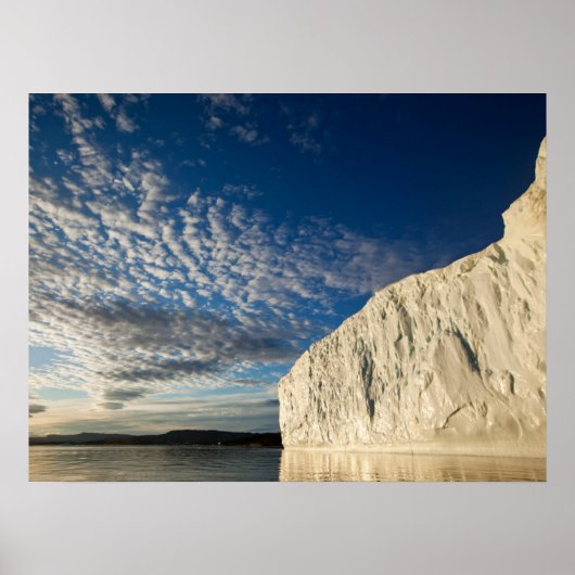 Jakobshavn Glacier in Disko Bay Poster (Voorkant)