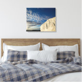 Jakobshavn-gletsjer in Disko-baai Canvas Afdruk (Insitu (Slaapkamer))