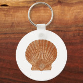 Jakobsschelpschelp Sleutelhanger (Voorkant)