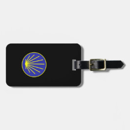 Jakobsweg Pilgermuschel Bagagelabel