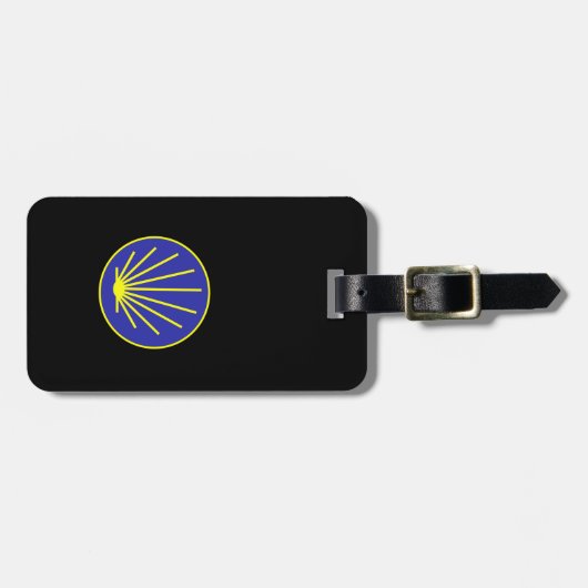 Jakobsweg Pilgermuschel Bagagelabel (Voorkant horizontaal)