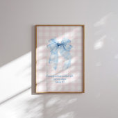 Jakobus 1:17 Elk goed en perfect geschenk Blauwe b Poster