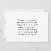 Jakobus 1:5 Als iemand van u geen Bijbelse Kaart h (Achterkant)