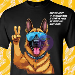 Jakobus 3:18 Bijbelse Schrift - Christelijk T-shirt