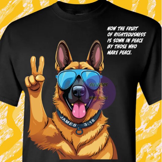 Jakobus 3:18 Bijbelse Schrift - Christelijk T-shirt