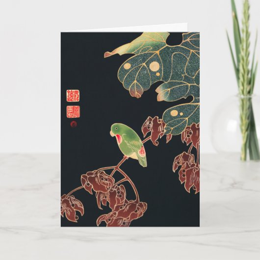 Jakuchu - De Paroquet Kaart (Voorkant)