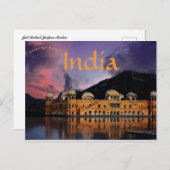 Jal Mahal Jaipur India Briefkaart (Voorkant / Achterkant)
